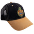 EICAPSKUL Pineapple Skull Cap - Black Cotton Mesh Snap Back Image 1