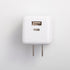Zeikos IHIPP12 Dual Type C USB-A Wall Charger 3.1A Image 1