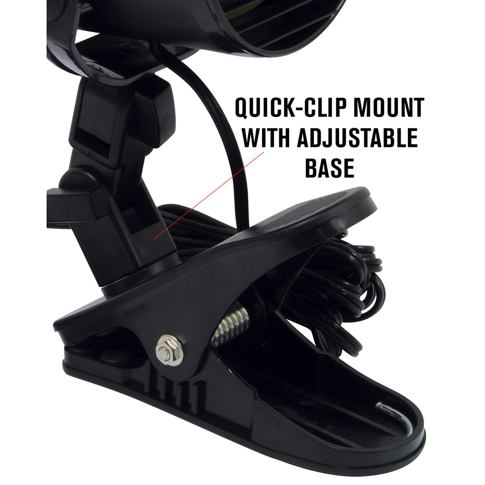 RoadPro RPSC-857 12-Volt Truck Fan Cooling - Mounting Clip Small 12V
