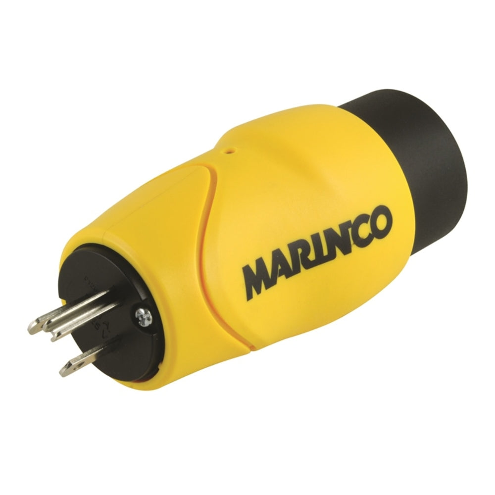 Marinco S15-30 Straight Adapter 15Amp Male To 30Amp Locking Female Connector