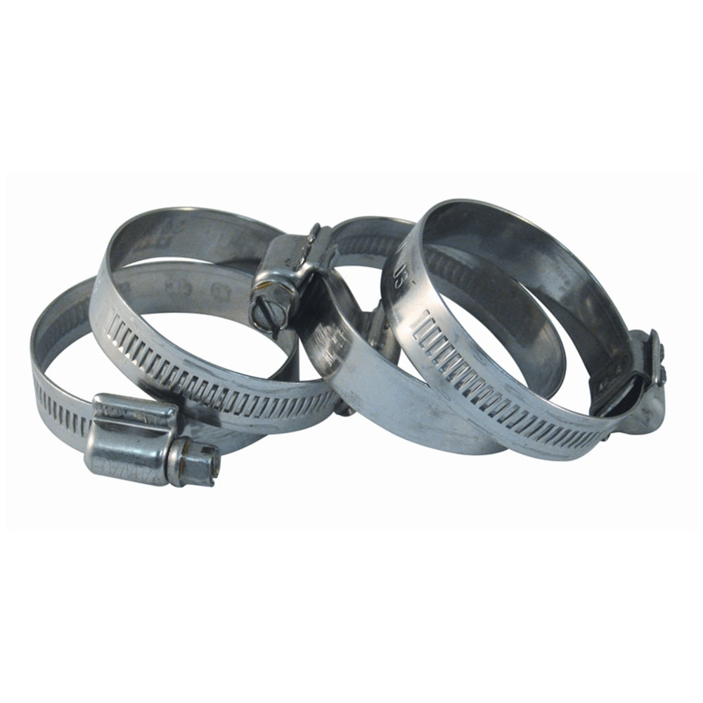 Trident Marine 710-1141 316 Ss Non-Perforated Worm Gear Hose Clamp 15/32" Band