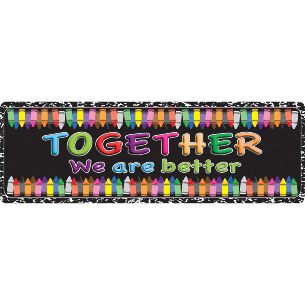 Ashley Productions ASH91408 Fun Mat Runner 15.5" X 47" - Together We Image 1