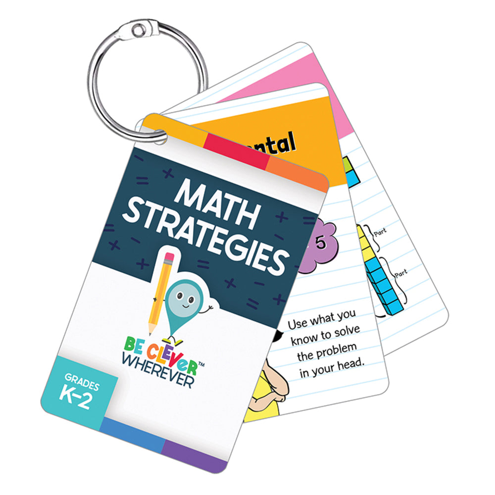 Carson Dellosa CD-146058 Math Strategies on Rings for K-2nd Grade Image 1