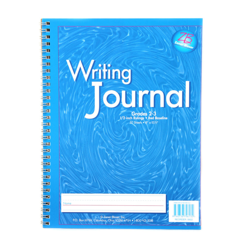 ZANER-BLOSER INC ELP0602 Writing Journal 1/2" Ruling Grades 2-3 50 Sheets Image 1