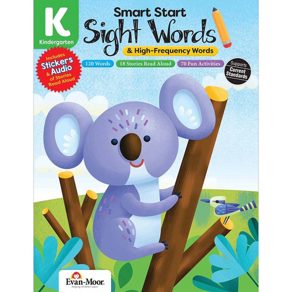 Evan-Moor EMC9288 Sight Words & High-Frequency Grade K Workbook Image 1