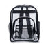 Kittrich KITSB058199T20 Clear Vinyl Backpack 16.5" Spacious & Stylish with Reinforced Straps Image 1