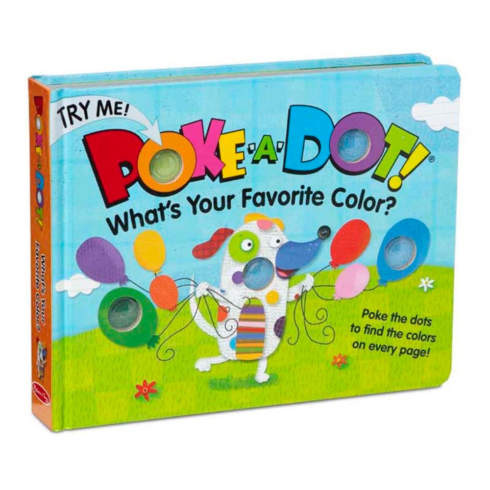 Melissa and Doug LCI31344 Poke-A-Dot! Interactive Board Book: What's Your Favorite Color? Image 1