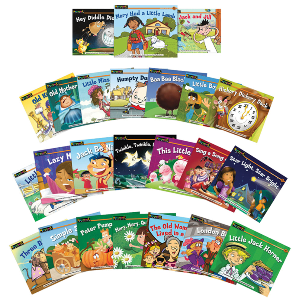 Newmark NL-1065 Rising Readers Nursery Rhyme Fiction Set - 24 Books Image 1