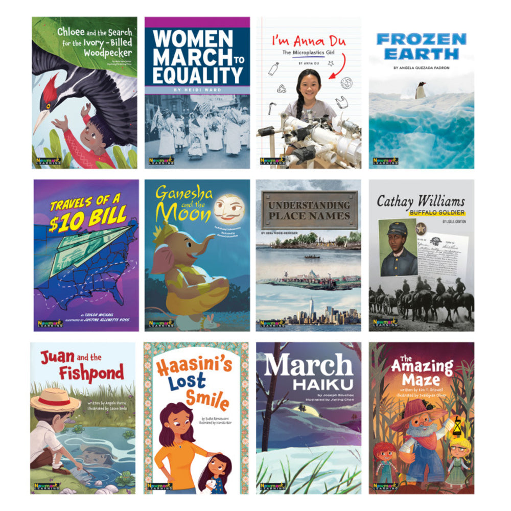 Newmark NL-7201 Clear Windows 12-Book Set Grade 2 - Diverse Voices & Identities Image 1