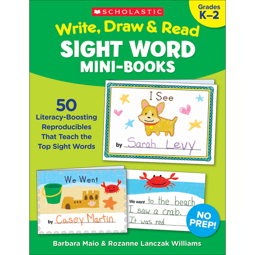 Scholastic Teaching Resources SC-830630 Sight Word Mini-Books for Writing and Drawing Image 1