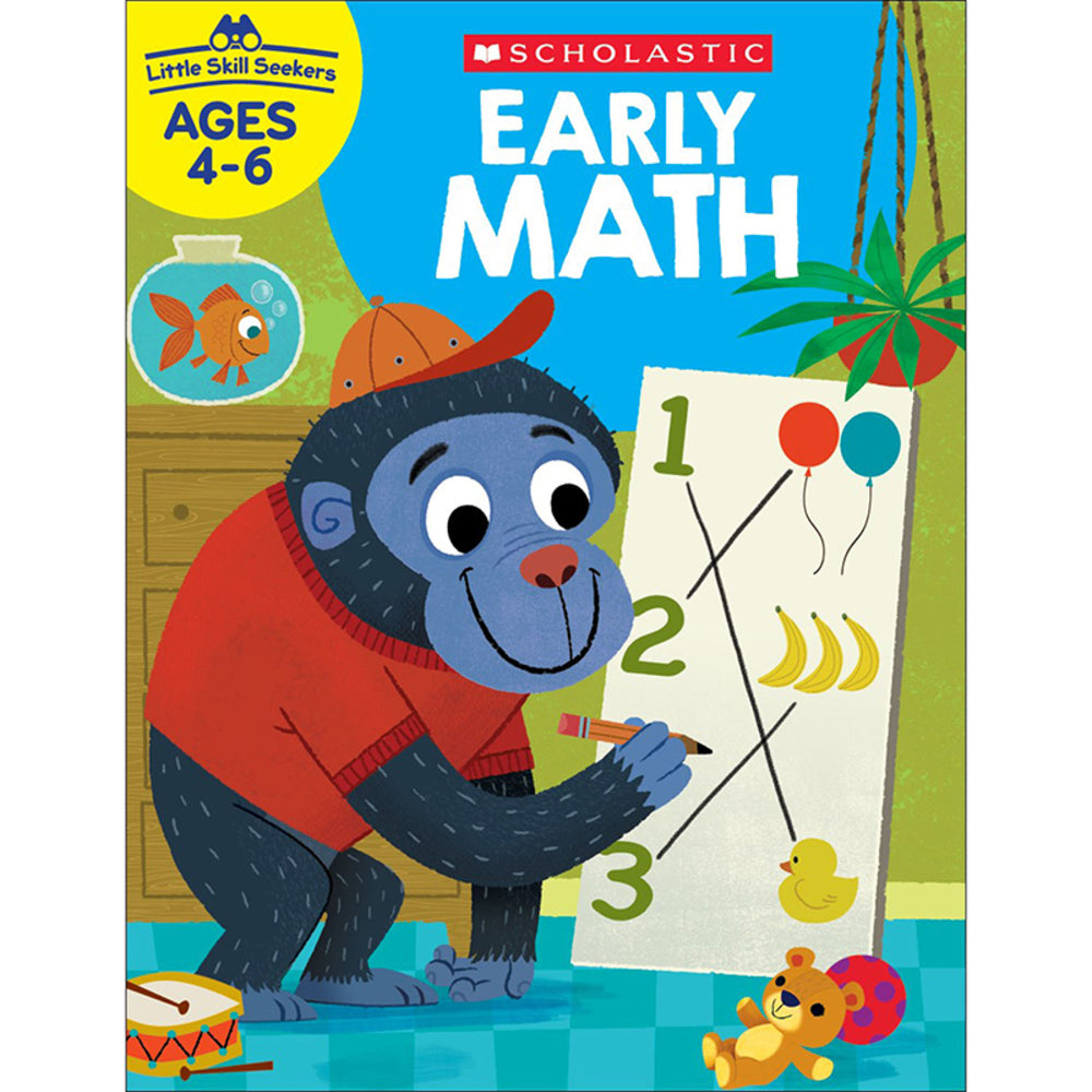 Scholastic SC-830636 Little Skill Seekers: Early Math Workbook Image 1