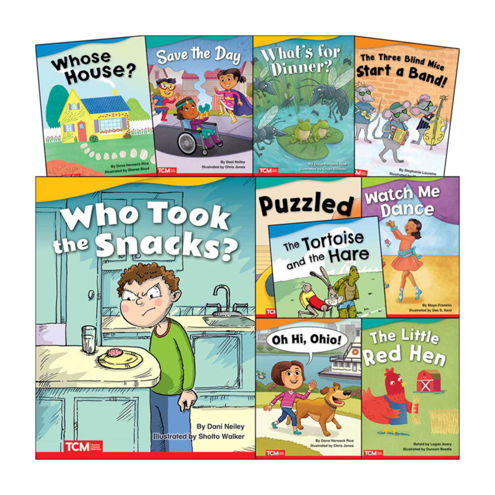 SHELL EDUCATION SEP112049 Literary Text Grade K Set 3: 10-Book Image 1