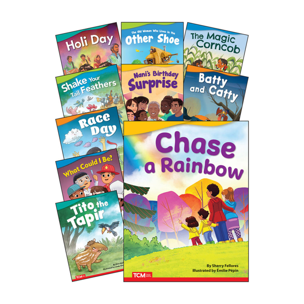 Shell Education SEP134707 Grade 1 Readers Set 2 - 10 Fiction Storybooks Image 1