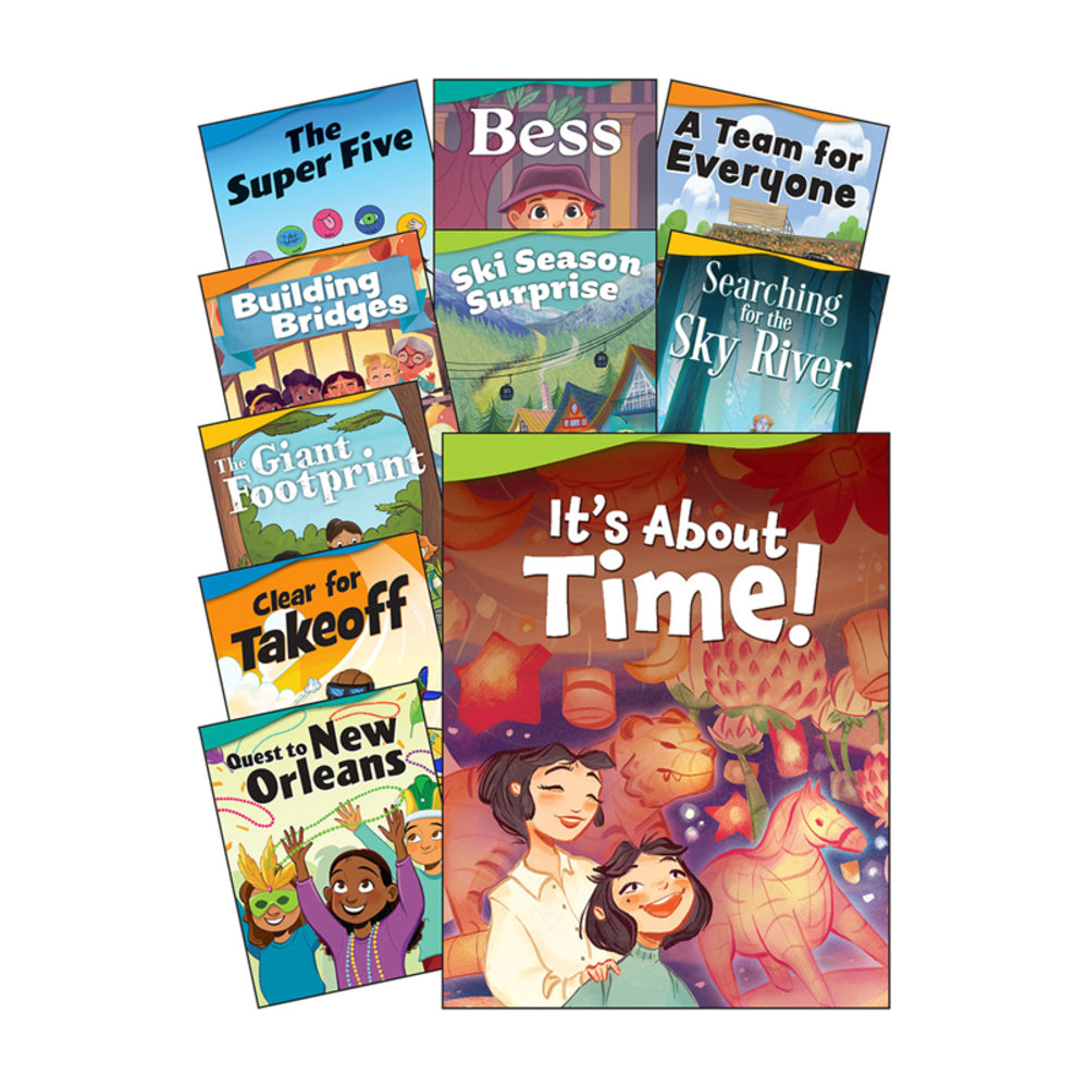 Shell Education SEP134775 Literary Text Grade 3 Readers Set 1 10-Book Collection Image 1