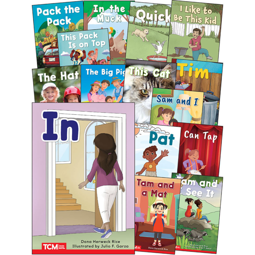 Shell SEP145496 Decodable Books: Prek-K Set 1 for Phonics & High-Frequency Word Recognition Image 1