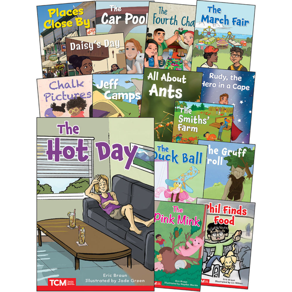 Shell Education SEP145500 Decodable Books Set 1 for Grade 2 - Phonics & High-Frequency Words Image 1