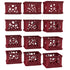 Storex STX61593U12S Mini Crate Red 12-Pack - CD/DVD Storage, Stackable, Solid Bottom Image 1