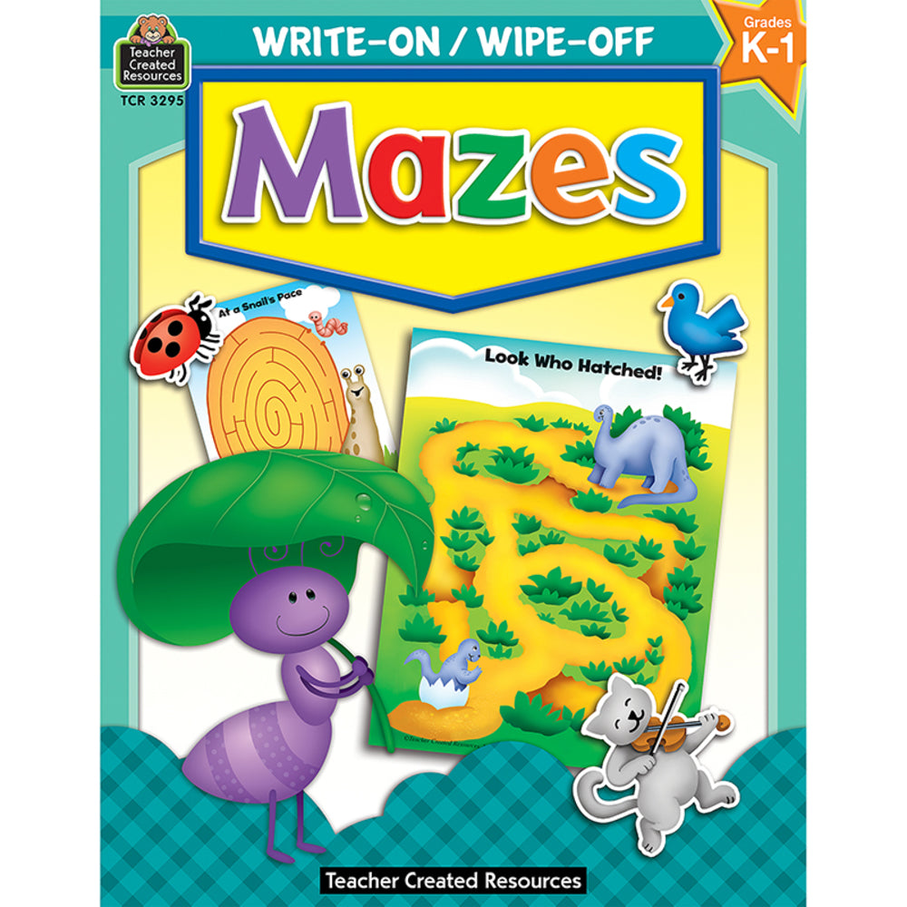 Teacher Created Resources TCR3295 Write-On Wipe-Off Book K-1 Image 1