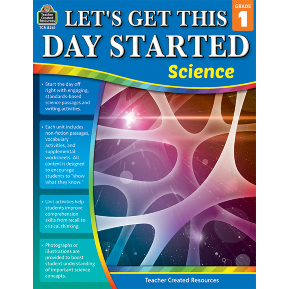 Teacher Created Resources TCR8261 Lets Get This Day Started Science Grade 1 Image 1
