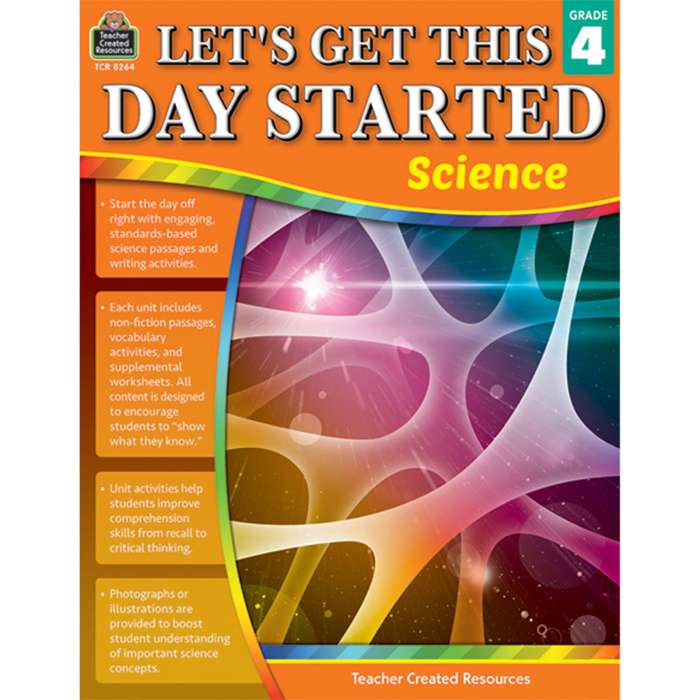 Teacher Created Resources TCR8264 Science Grade 4 Lets Get This Day Started Image 1