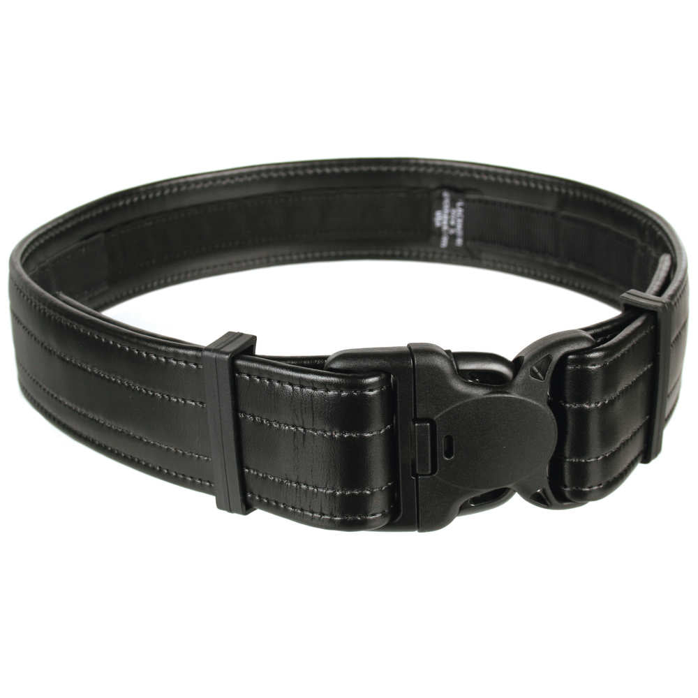 Blackhawk 44B4MDPL Duty Belt Medium Black Plain Reinforced Image 1