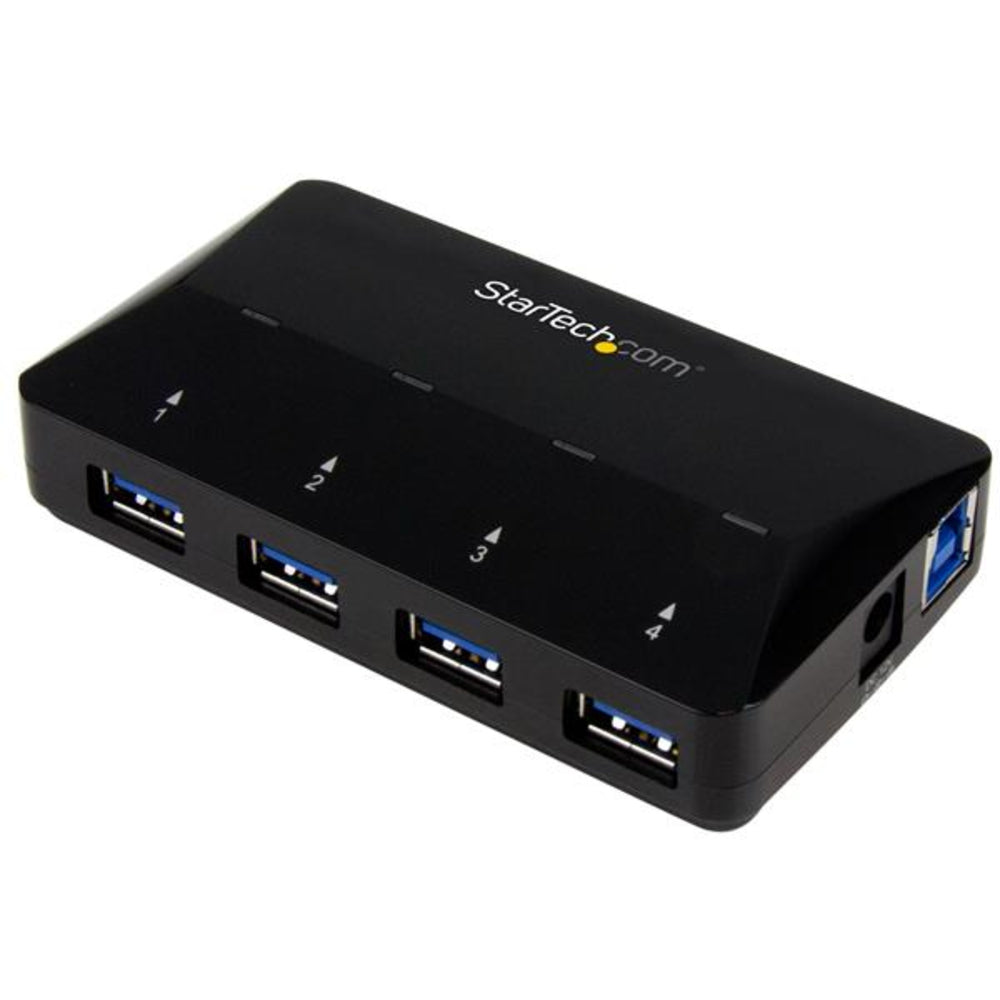 Startech ST53004U1C USB 3.0 Hub with Fast-Charge Port Image 1