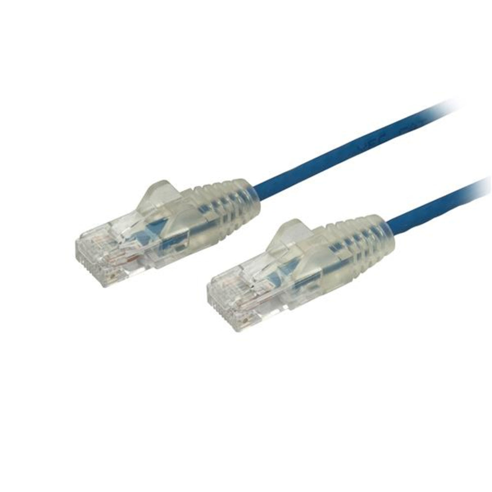 Startech.com N6PAT50CMBLS Cat6 Slim Patch Cable Blue Image 1