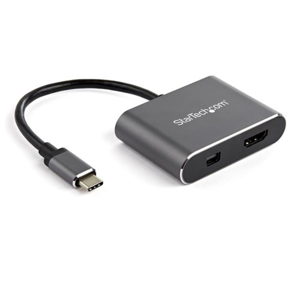 Startech.Com Cdp2Hdmdp Usb C Multiport Video Adapter Hdmi Or Mini Dp Hdr 4K 60 Image 1