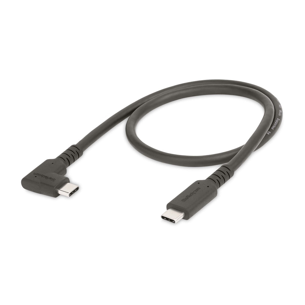 Startech.com RUSB31CC50CMBR Rugged USB-C Cable USB C to 90 Degrees