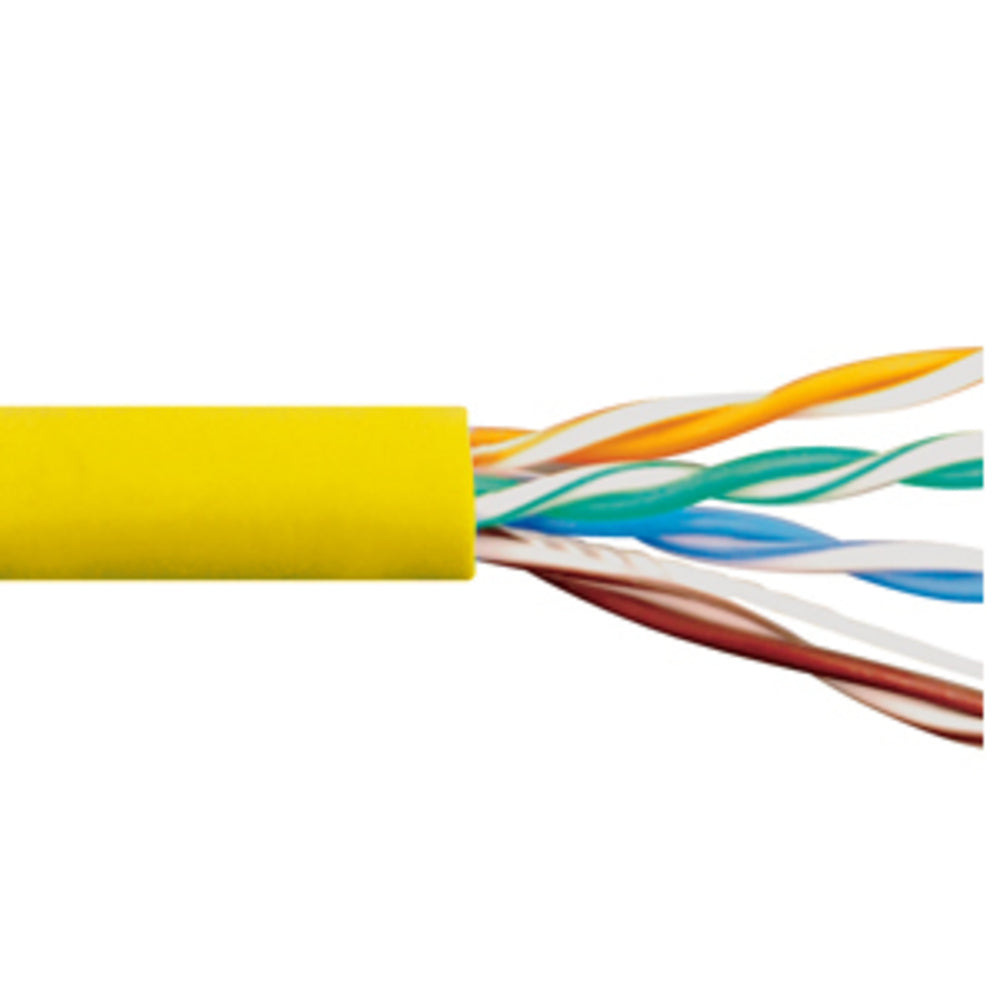 ICC ICCABP5EYL Cat 5E UTP Solid Cable 24G 4P Yellow Image 1