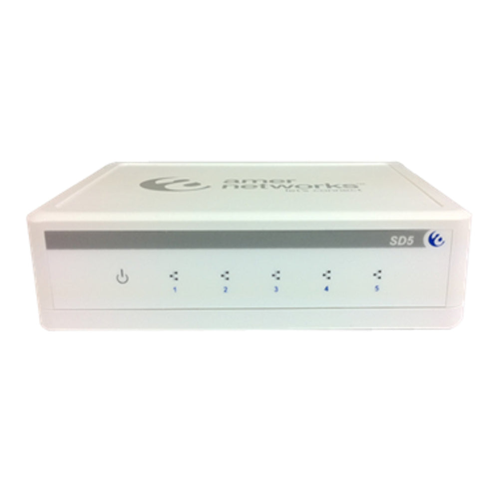 Amer SD5 Palm-Sized 10/100Mbps Ethernet Switch