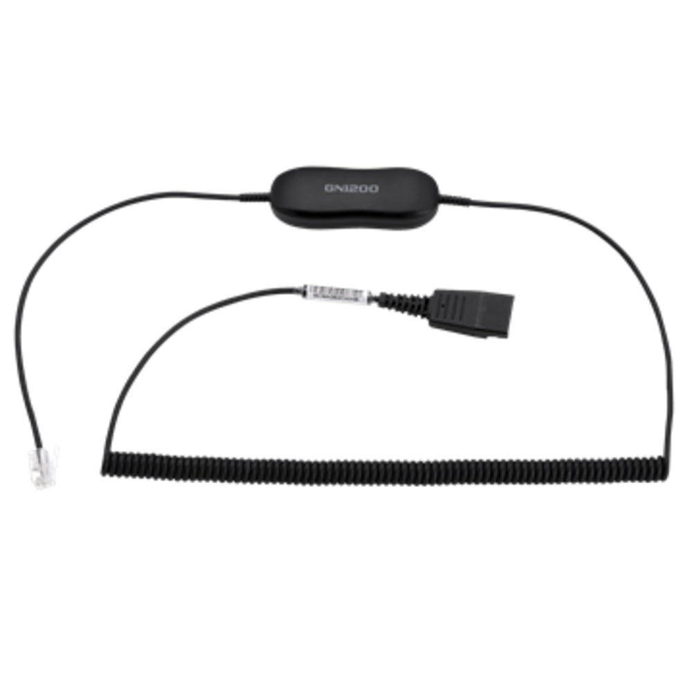 Jabra 88011-102 GN1218 AC 2M Coiled Attenuation Cord Image 1