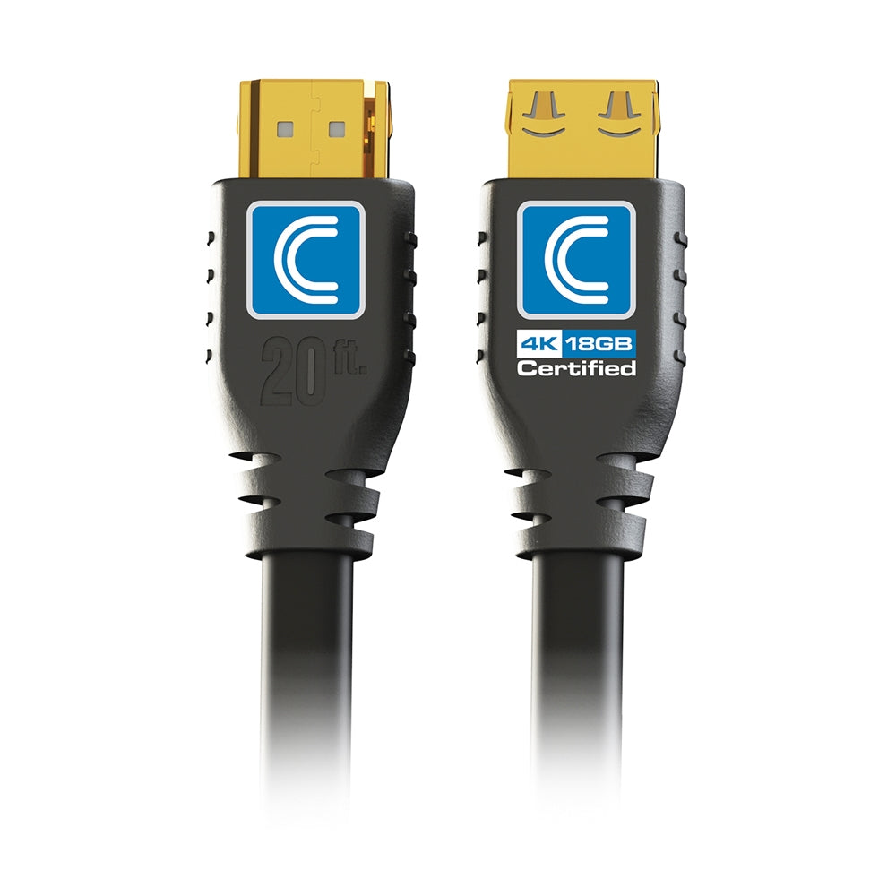 Comprehensive HD18G-6PROBLK HDMI Cable 6ft 4K Black Image 1