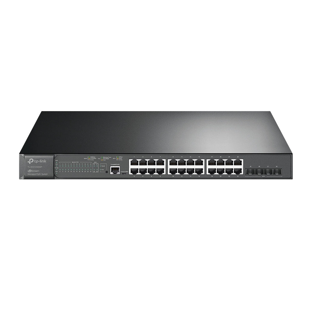 Tp-Link Usa Corporation Tl-Sg3428Xmp Jetsteam 24-Port Gigabit And 4-Port 10Ge Image 1