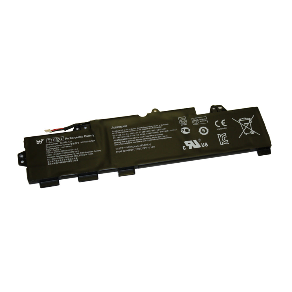 BATTERY TECHNOLOGY TT03XL-BTI REPLACEMENT LIPOLY NOTEBOOK Image 1