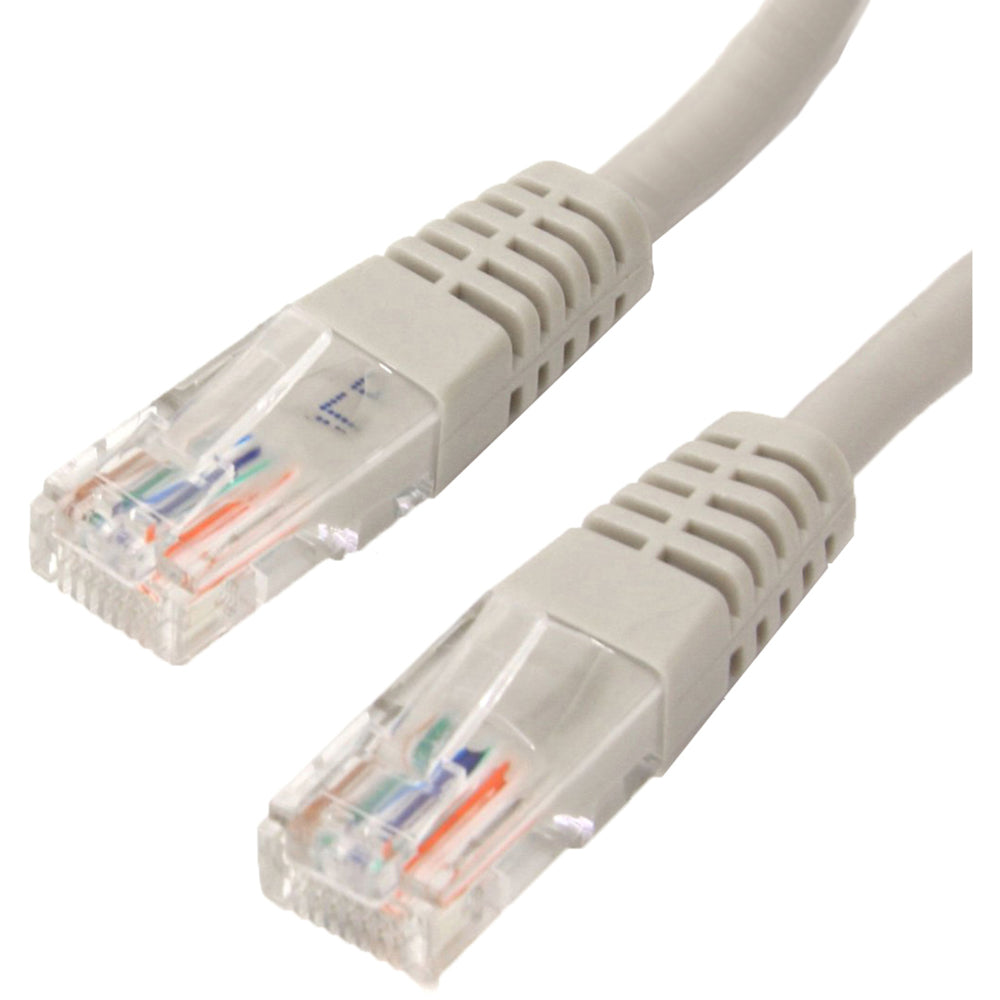 4Xem 4Xc6Patch1Gr 1Ft Cat6 Grey Molded Patch Cable Image 1