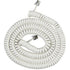 CABLESYS GCHA444012FWH Telephone Handset Cord White Cable 1.5 Inch Lead 12 Ft Image 1
