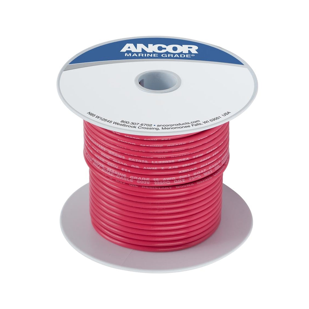 Ancor 111510 Wire 100' 8 Tinned Copper Red Image 1