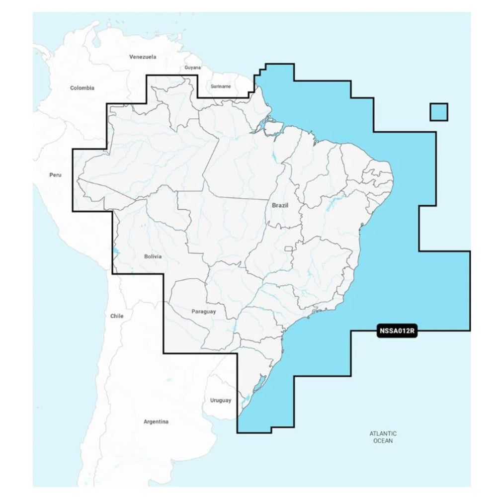 GARMIN CARTO 010-C1453-20 Brazil Inland And Coastal Image 1