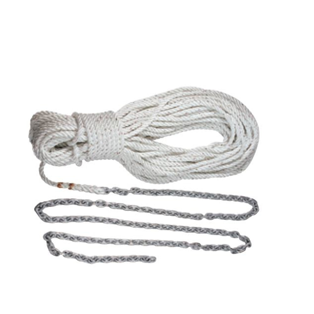 Lewmar 69000331 5' 1/4" G4 Chain 100' 1/2" Rope Image 1