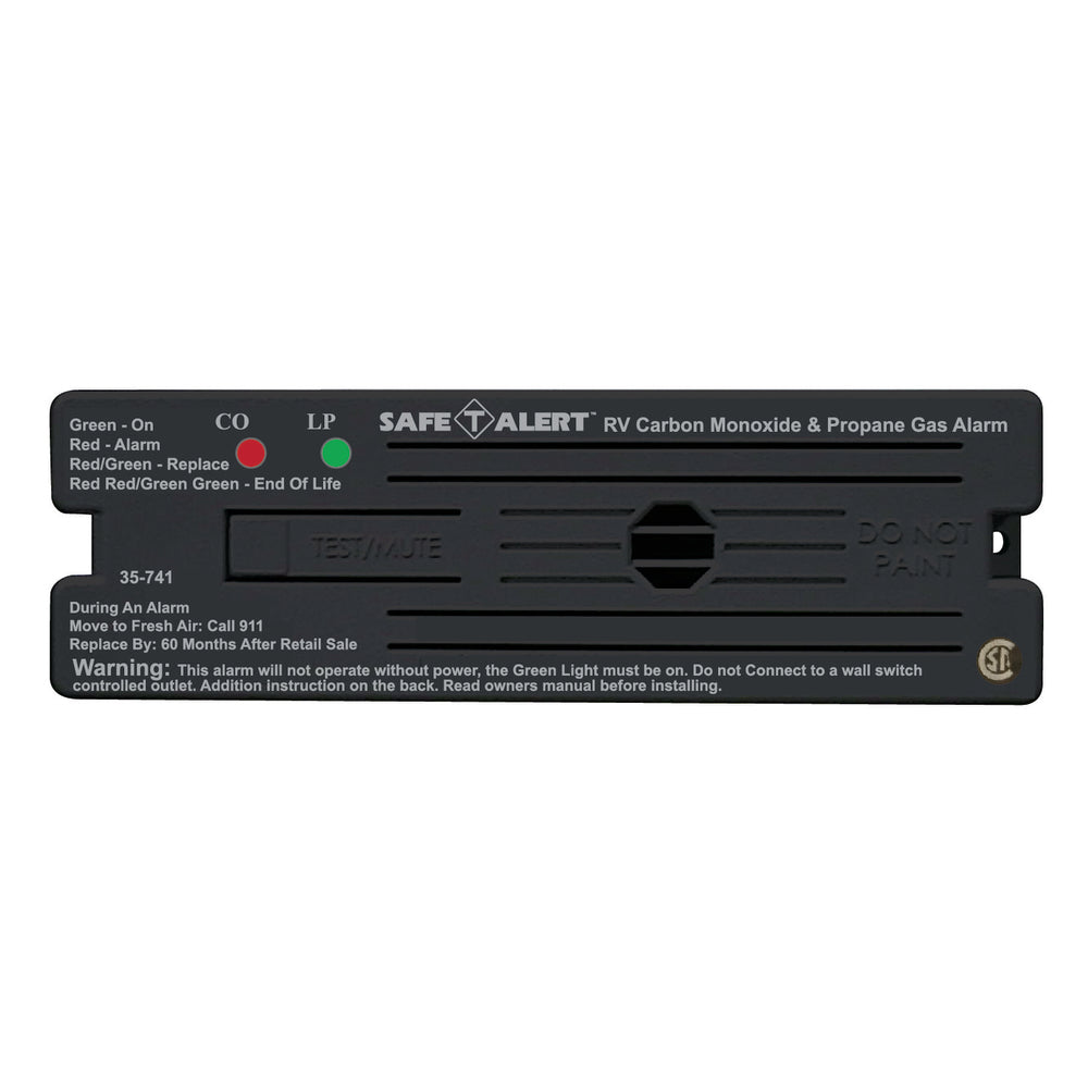 Safe-T-Alert 35-741-Wht Combo Carbon Monoxide Propane Alarm Surface Mount White Image 1