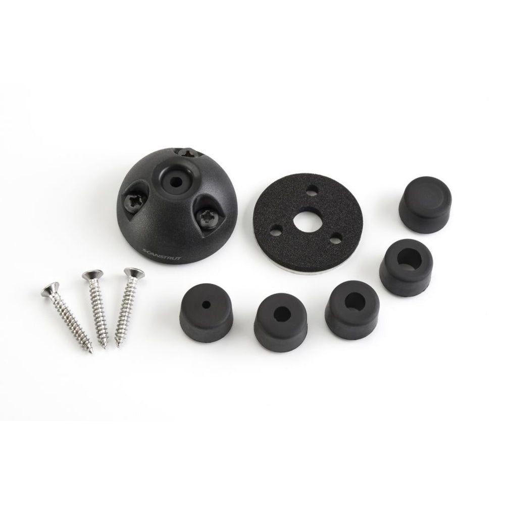 Scanstrut DS6-P-BLK Micro Deck Seal Connector .08"-.24" - Black Image 1