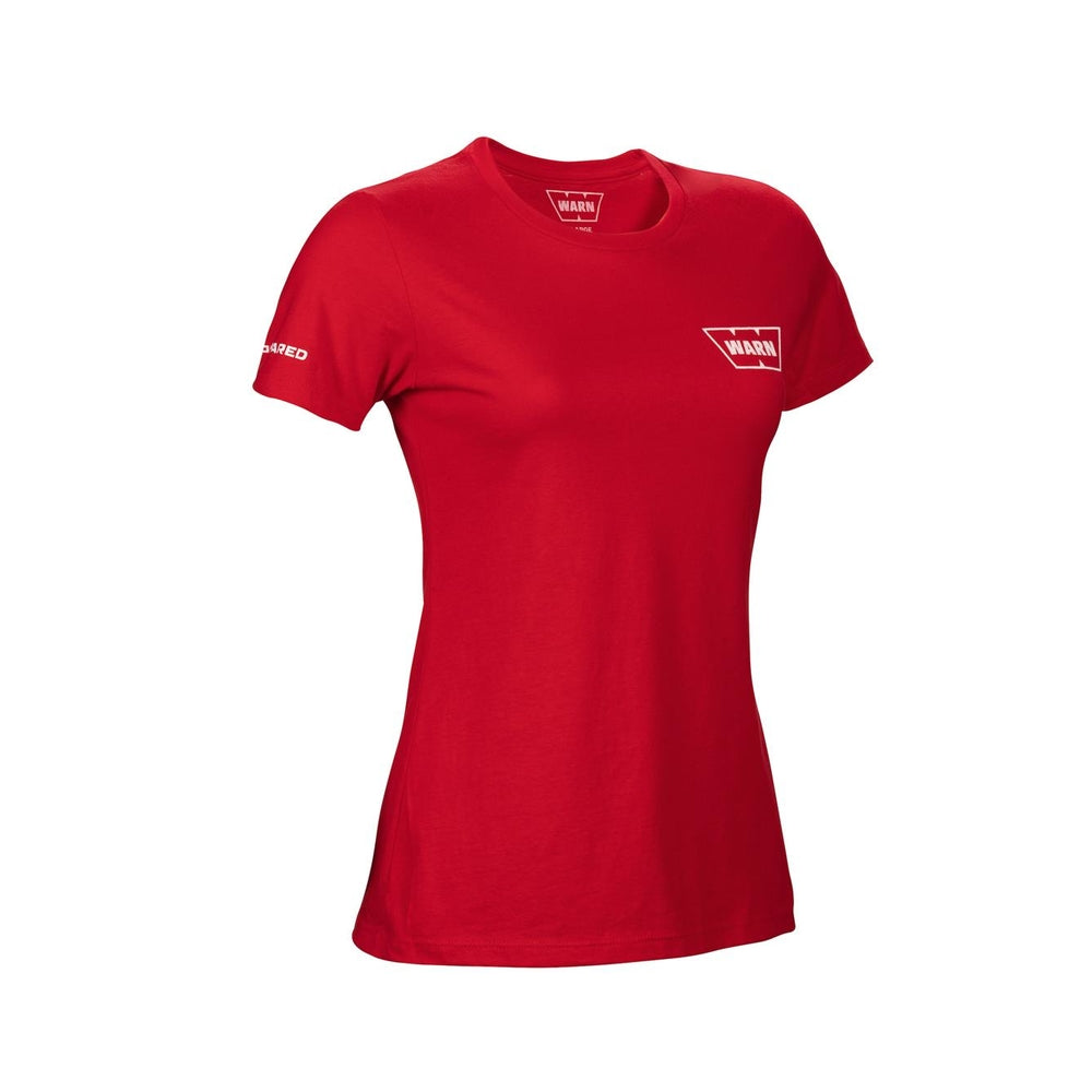 WARN IND. 40811 W-Short-Sl-G1-XL Women's Red Cotton Poly Blend Shirt Image 1