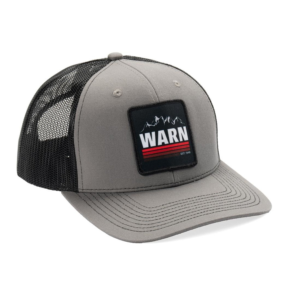Warn 40820 Snapback Hat - Grey/Black Image 1