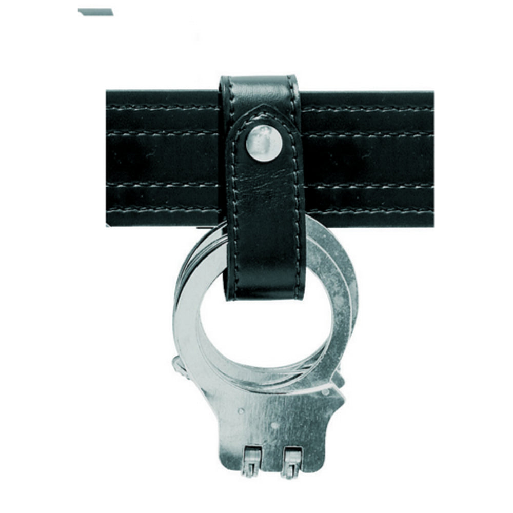 Safariland 690-4B Handcuff Strap-Snap - Basket Weave, Brass Hardware Image 1