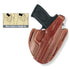 Gould and Goodrich 803-MPLH Pancake Holster for S&W M&P 9MM, .40, .357 - Left Hand - Chestnut Brown Image 1