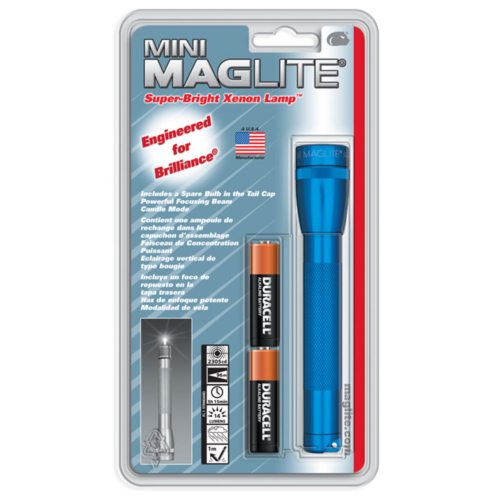 Maglite M2A116 Mini Aa Blue-Blister Pack Image 1