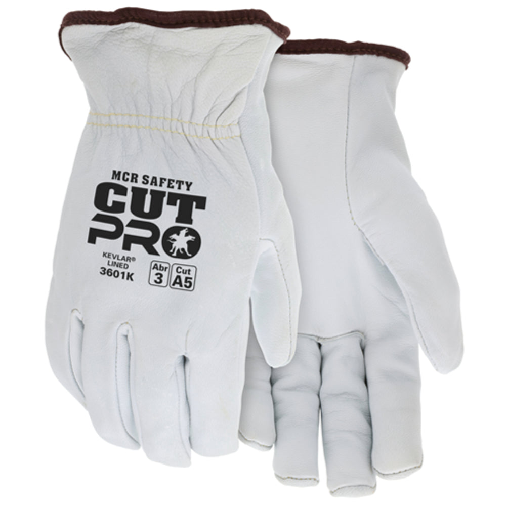 MCR Safety 3601KXXL Goat Grain Driver Gloves with Kevlar Liner Image 1