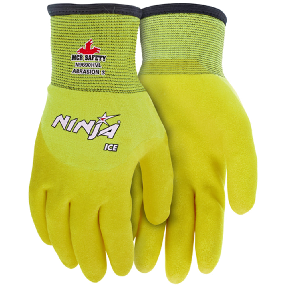 MCR Safety N9690HVS Ninja Ice-Hi Viz Gloves Image 1