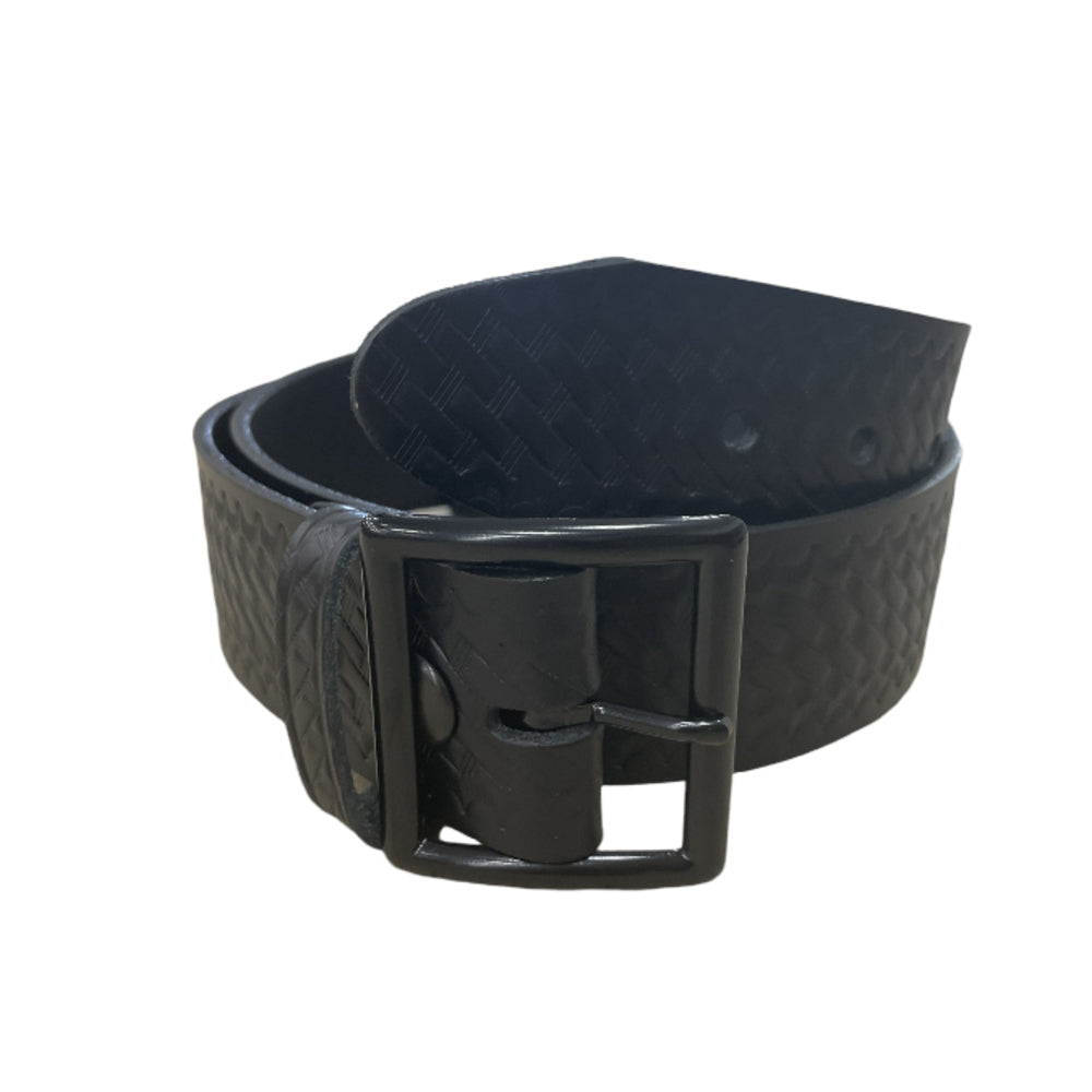 Perfect Fit 5001-BW-BK-36 1.75'' Basket Weave Garrison Belt Image 1